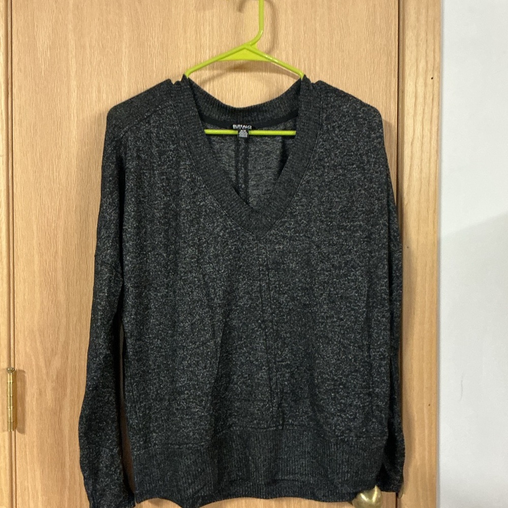 Buffalo David Bitton Charcoal V-Neck Sweater